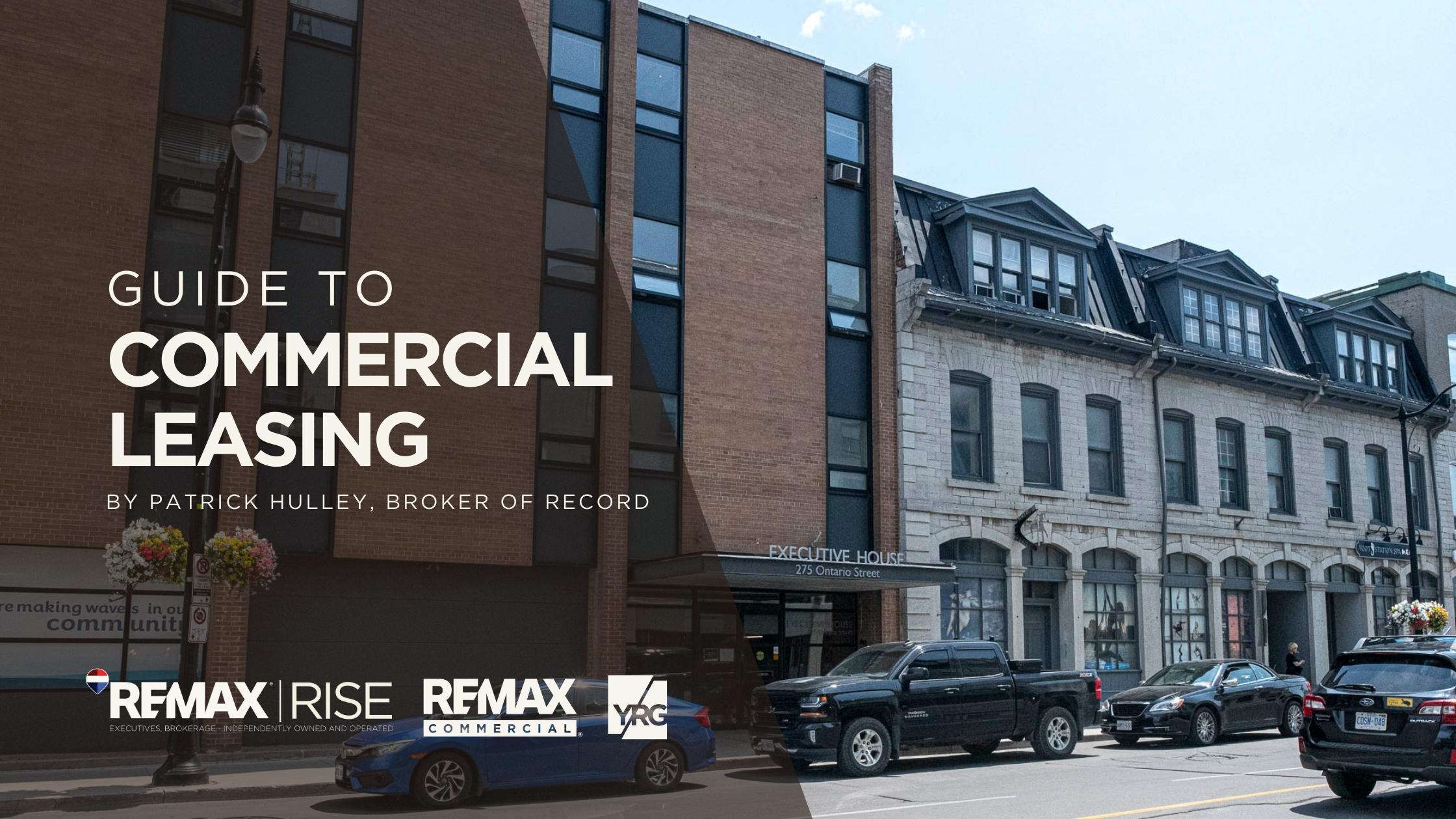 Commercial buildings in downtown Kingston Ontario representing commercial leasing opportunities